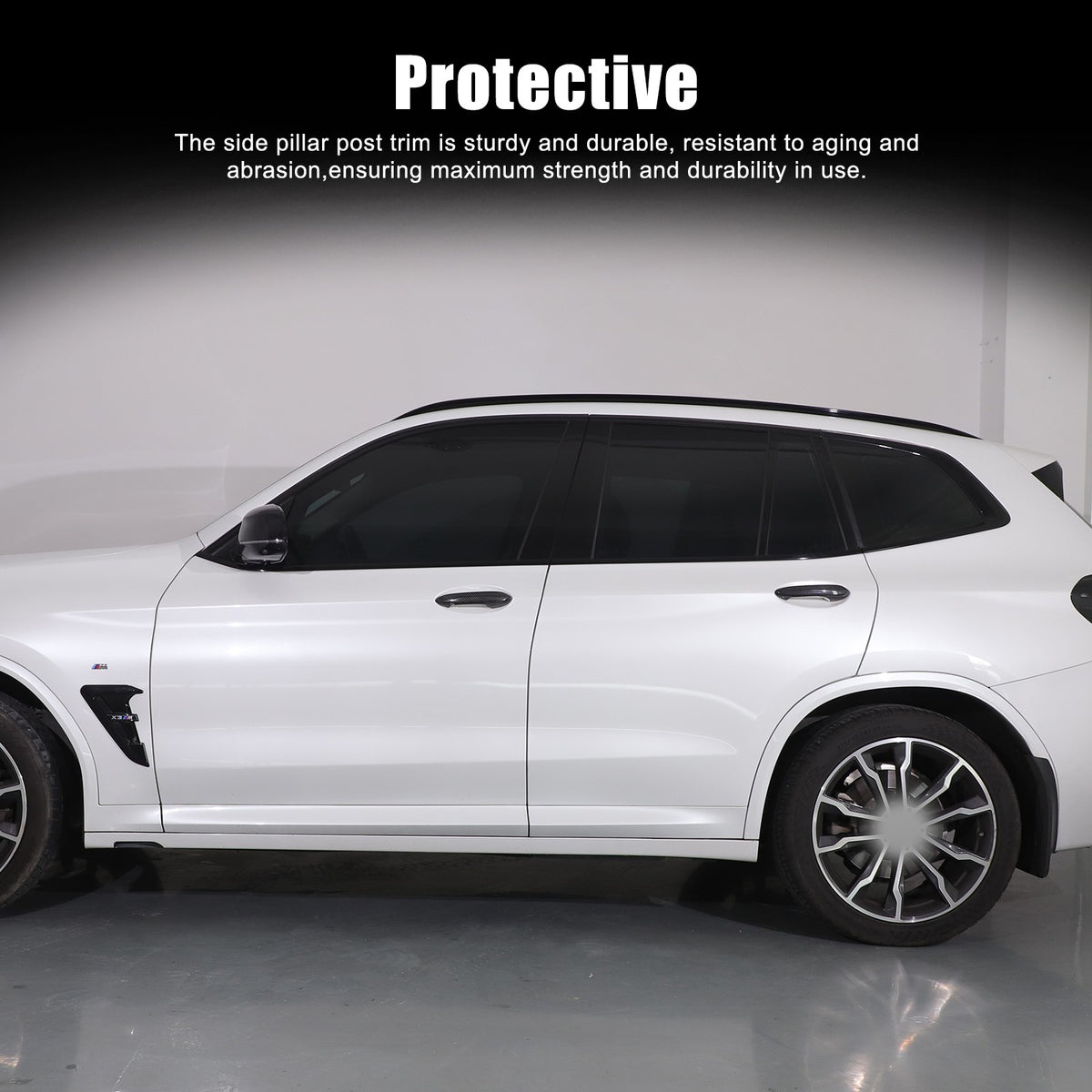 Real Carbon Fiber Exterior Outer Door Handle Cover Trim For BMW X3 G01 2018-2023 21