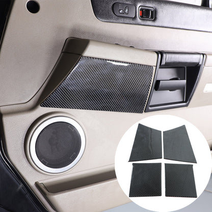 Soft Carbon Fiber Interior Door Panel Trim Stickers for Hummer H2 2003-07 US 2