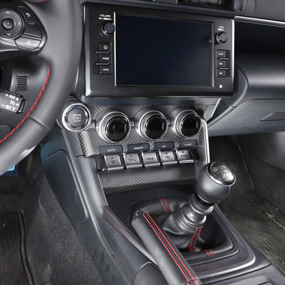 Matte Real Carbon Fiber Interior Center Trim Set For GR86/Subaru BRZ 2022+ 71