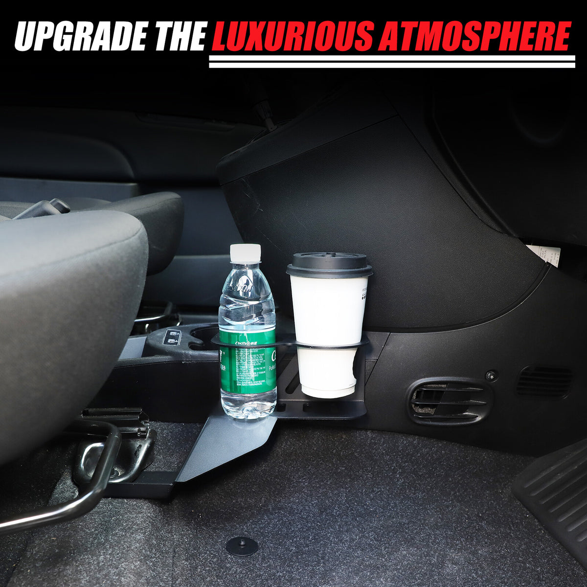 Alloy Passenger Seat Expansion Cup Holder For Fiat 500 Abarth 595 695 16+ US 19