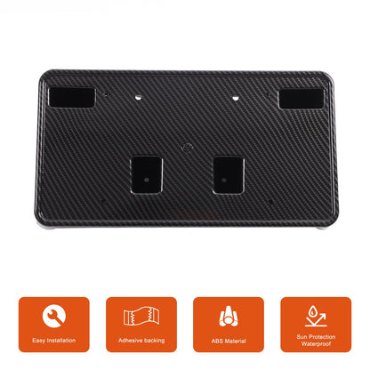 Carbon Fiber ABS Front License Plate Bracket For Corvette C8 2020+ OE: 86801045 20