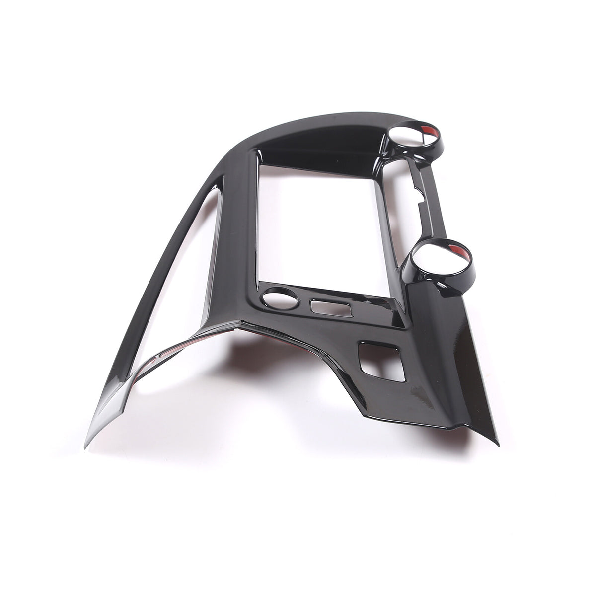 Glossy Black ABS Center Console air outlet frame Trim For Corvette C7 2014-19 7