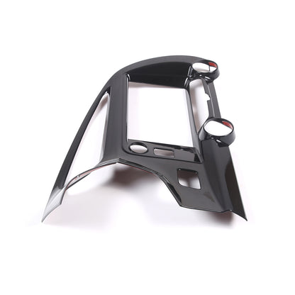Glossy Black ABS Center Console air outlet frame Trim For Corvette C7 2014-19 7