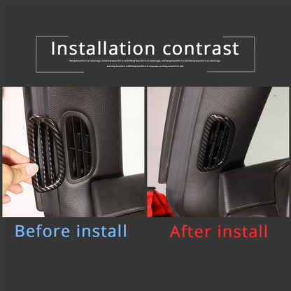 ABS Carbon Fiber Interior Decor Accessories Cover Trim For Corvette C6 2005-13 5