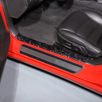 Forged Real Carbon Fiber Full Interior Set Decor Cover Trim Kit for Corvette C6 20