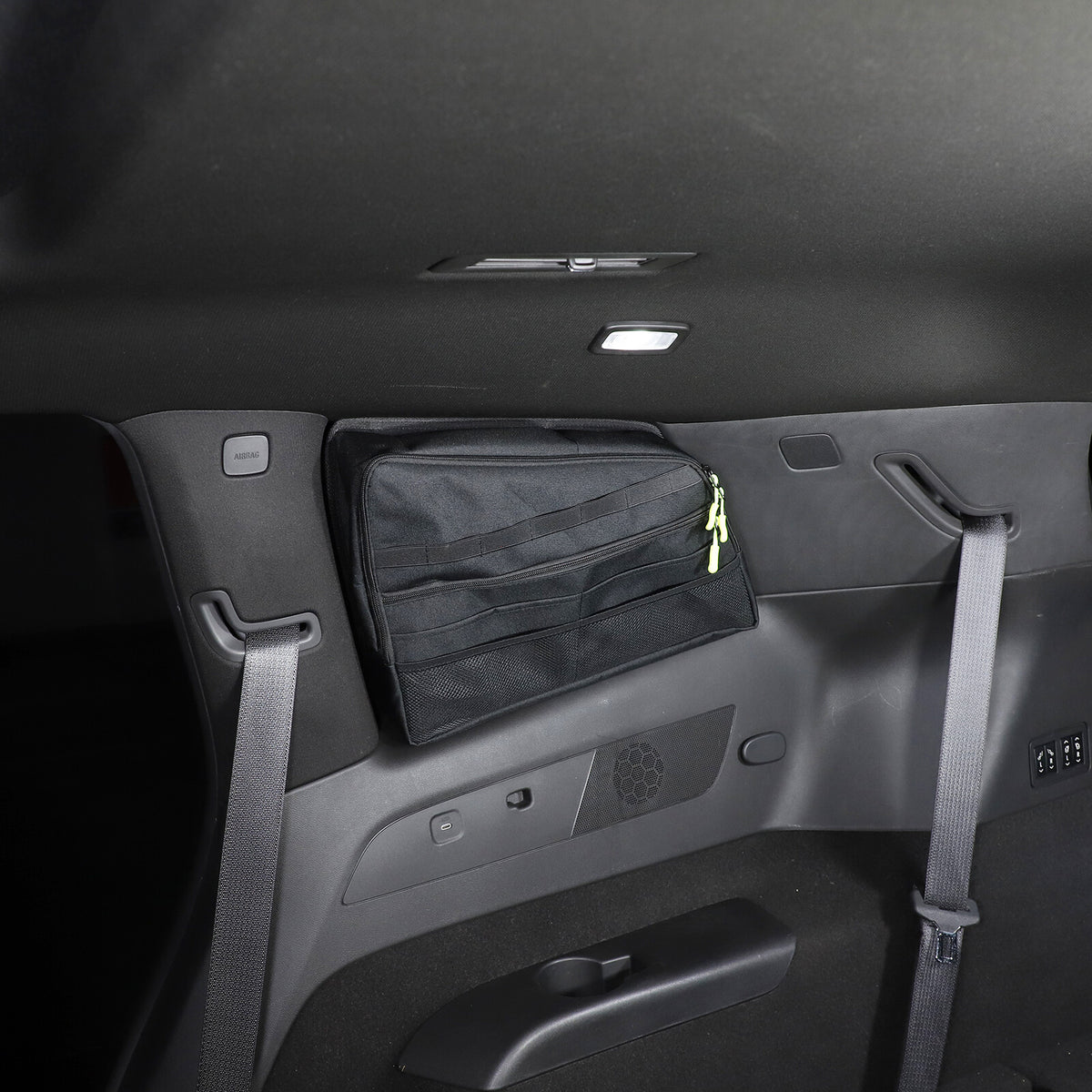 Rear Trunk Left Side Window Storage Bag Organizer For Cadillac XT6 20-24 16