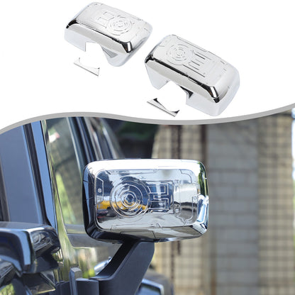 Mech Style Silver ABS Side Mirror Trim Cover For Hummer H3 2005-2009 US 1