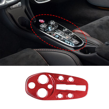 Carbon Fiber Central Console Gear Shift Panel Trim For McLaren GT 2019-2022 2