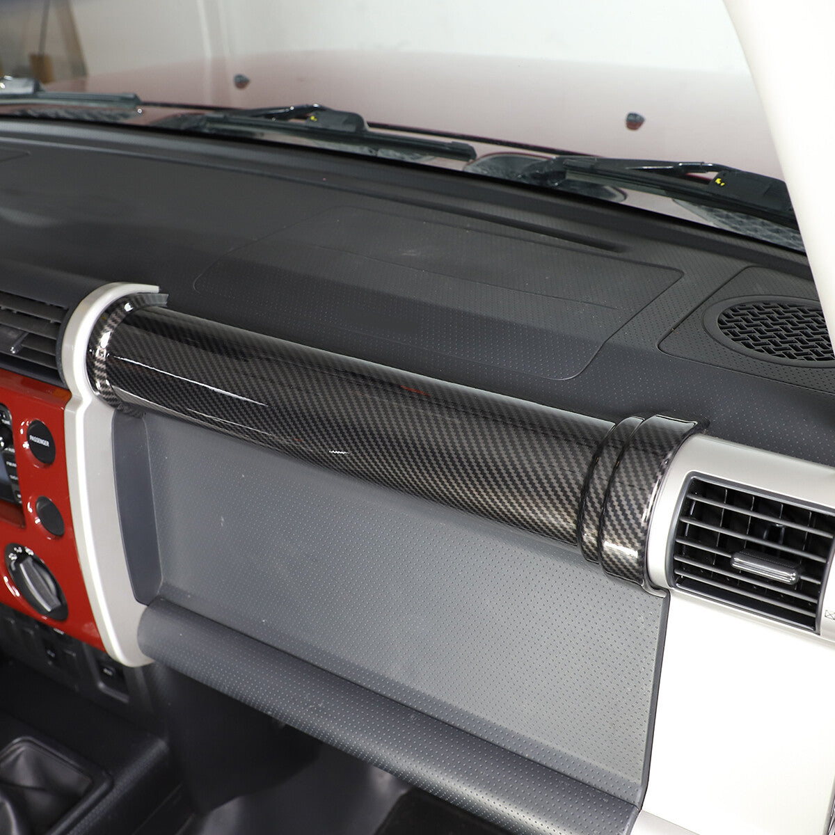 ABS Carbon Fiber Full Interior Center Decoration Trim Kit For FJ Cruiser 2007-21 - Styles 6-10 34