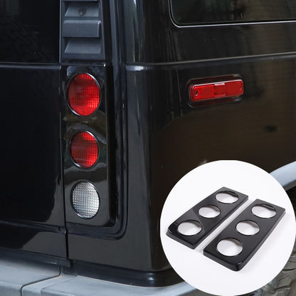34pcs Glossy Piano Black Full Bumper Tail Light Trim Kit For Hummer H2 2003-2009 5