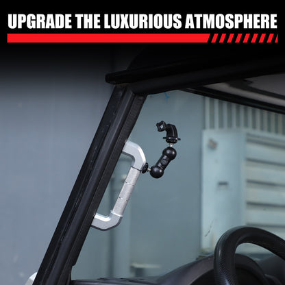 Silver Aluminum A-Pillar Handle W Cam Mount For LR Defender L316 2004-2018 21