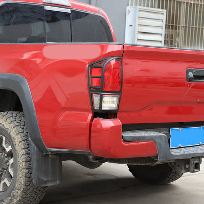Matte Black Rear Taillight Trim Cover Bezel For Toyota Tacoma 2016-2023 12