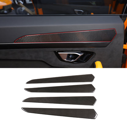 Real Carbon Fiber Interior Door Panel Cover Trim For Lamborghini URUS 18-23 US 12