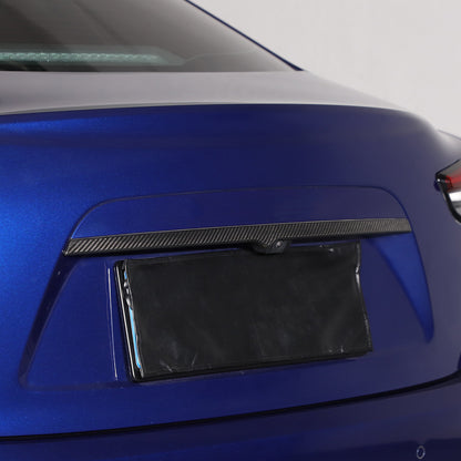 Carbon Fiber Rear Tailgate Trunk Lid Sill Cover Trim For Maserati Ghibli 2014-19 2
