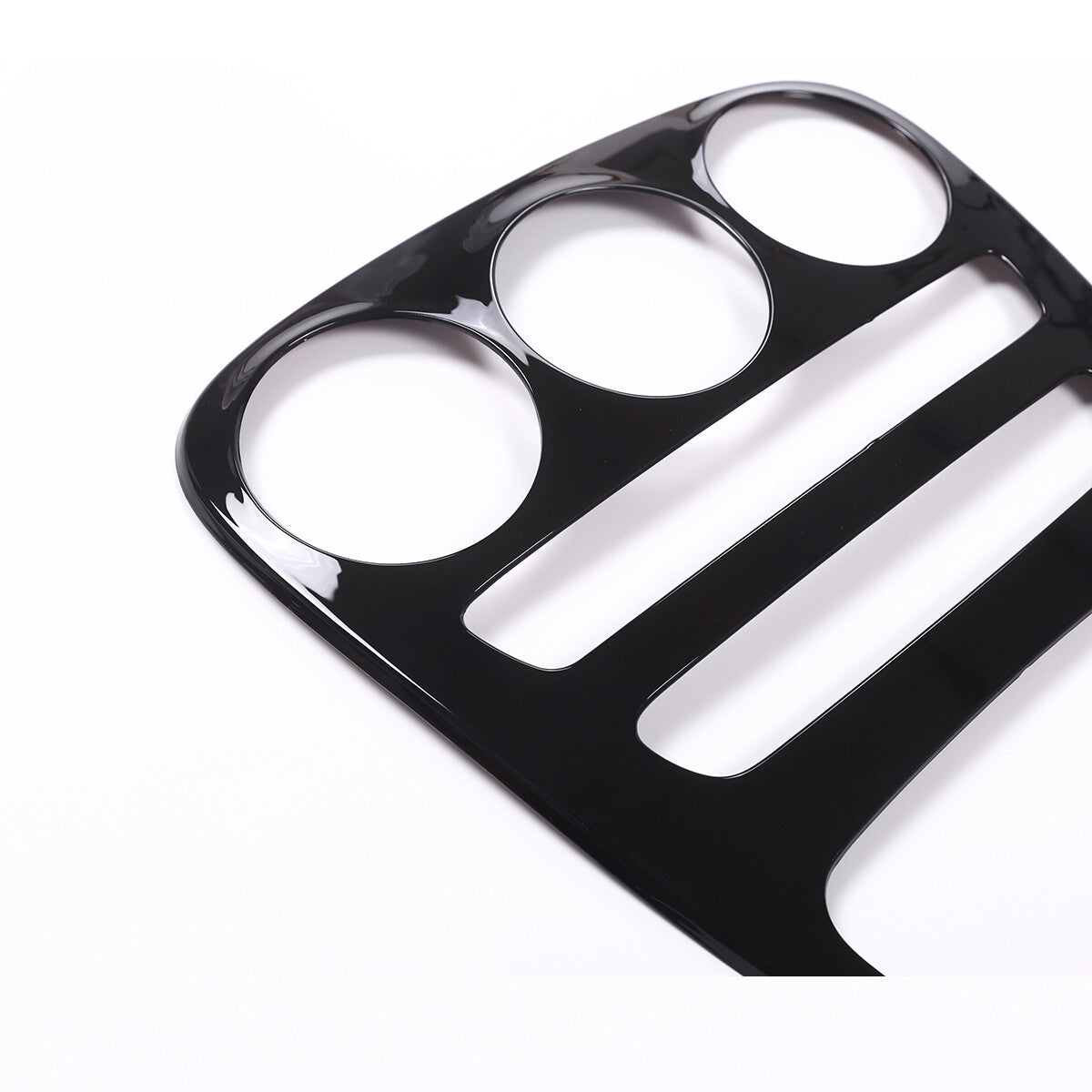 Black Center Console Panel Cover Trim For Benz C Class W205 GLC X253 2015-18 8