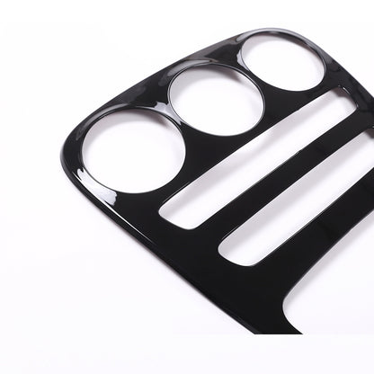 Black Center Console Panel Cover Trim For Benz C Class W205 GLC X253 2015-18 8
