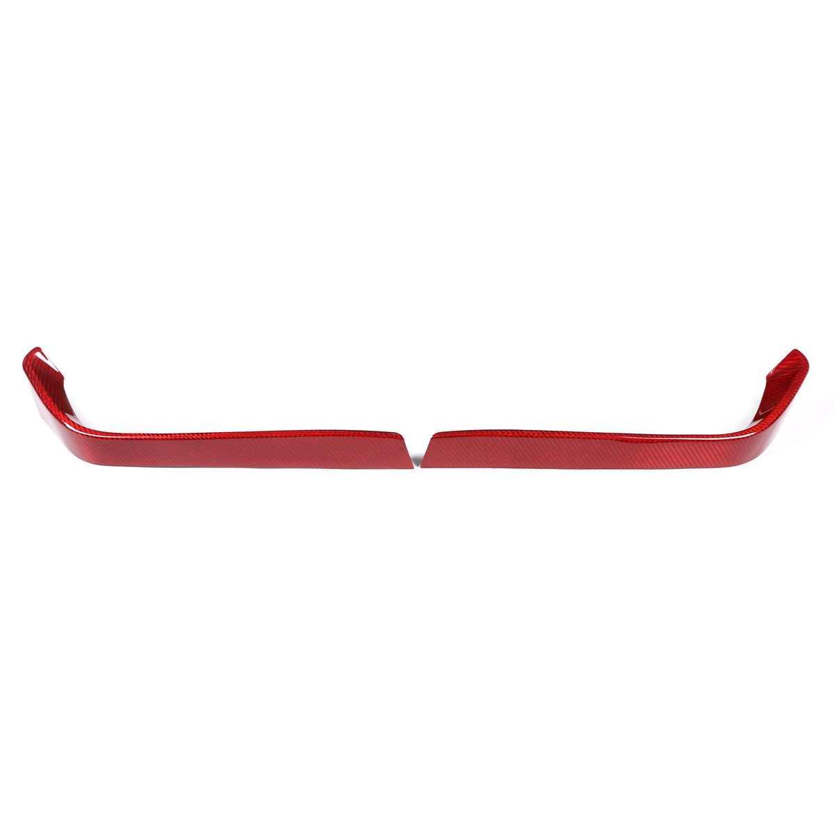 Red Real Carbon Fiber Front Bumper Side Grill Trim For Toyota Supra A90 19+ 7