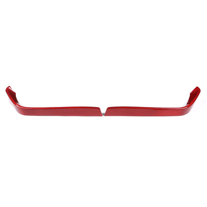Red Real Carbon Fiber Front Bumper Side Grill Trim For Toyota Supra A90 19+ 7