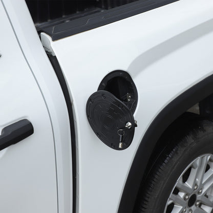 Aluminum Alloy Fuel Tank Anti-Theft Lock Cover Gas Cap For Toyota Tundra 22+ 18