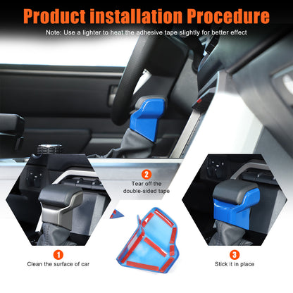 ABS Blue Car Center Panel Trim Interior Accessories For Toyota Tundra 2022-2026 - Variants 1-5 11