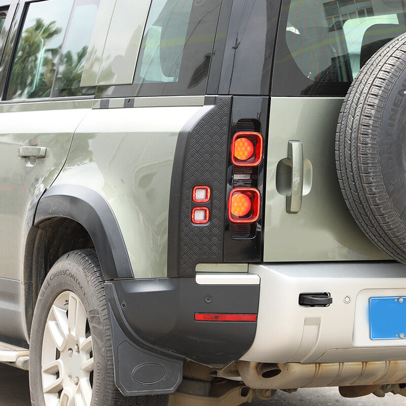 Rear Tail Light Cover Trim For Land Rover Defender 90 110 2020-23 Gloss Black US 4