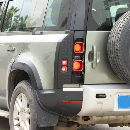Rear Tail Light Cover Trim For Land Rover Defender 90 110 2020-23 Gloss Black US 4