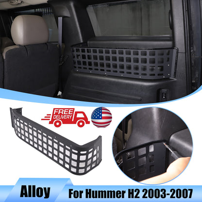 Black Alloy Trunk Right Side Fence Storage Tray Bracket For Hummer H2 2003-07 US 1