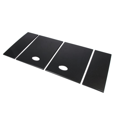ABS Carbon fiber Rear Side Window Cover Panel Trim For LAND ROVER DEFENDER 20-24 12