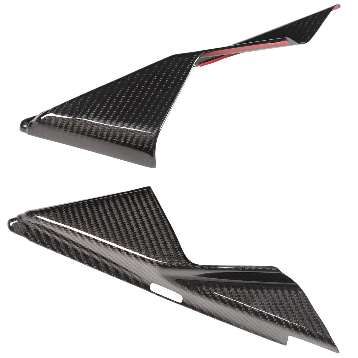 Real Carbon Fiber Front Inner Triangle Pillar Trim For Nissan 370Z Z34 2009-2020 3