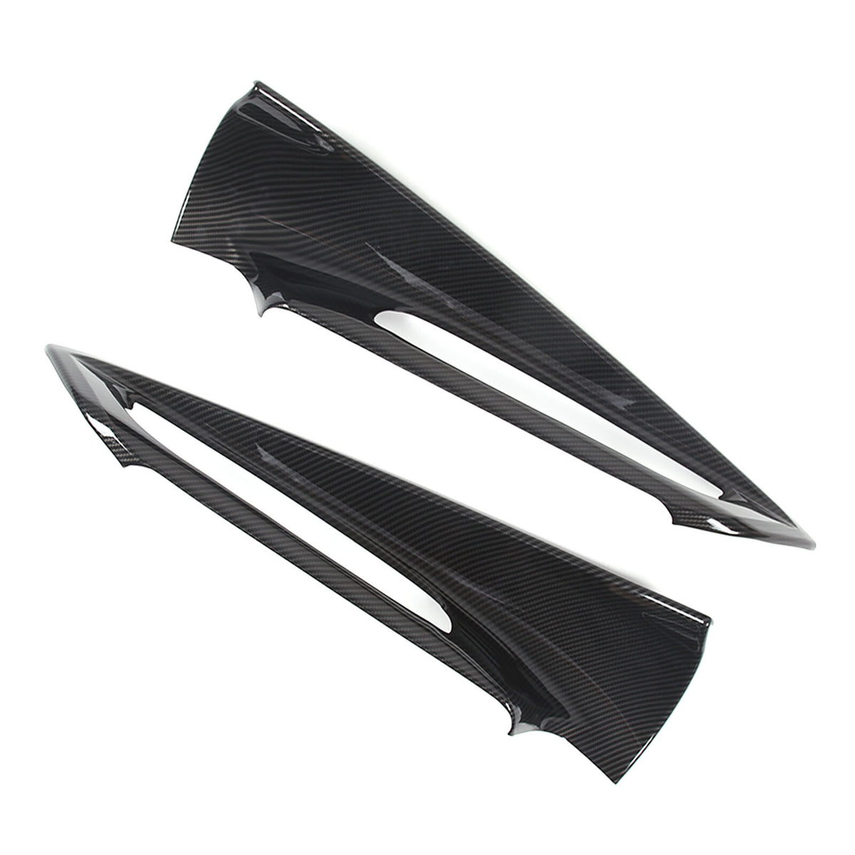 Carbon Fiber ABS Interior Door Panel Trim Cover Frame For Corvette C8 2020-2026 14