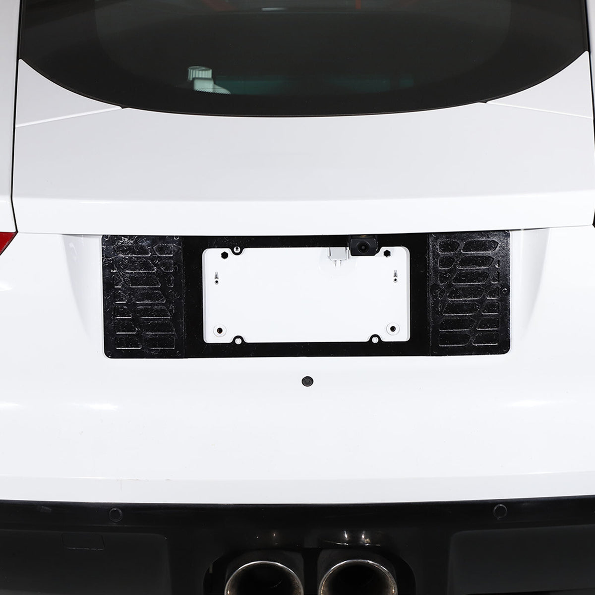 Rear license plate Black Auminum Alloy filler Frame For Jaguar F-TYPE 2013-24 2