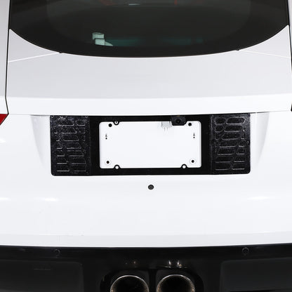 Rear license plate Black Auminum Alloy filler Frame For Jaguar F-TYPE 2013-24 2