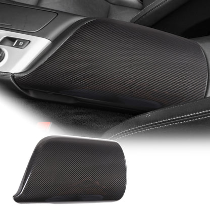 Real Carbon Fiber Center Console Panel Armrest Trim Cover For Corvette C7 14-19 15