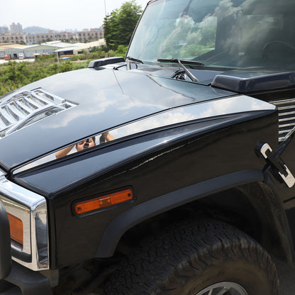 Chrome Stainless Steel Hood Accent Trim Cover For 2003-2009 Hummer H2 US 1