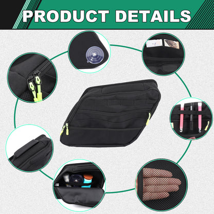 Tailgate Trunk Left Side Window Storage Bag Tray For Nissan Pathfinder 2024 15