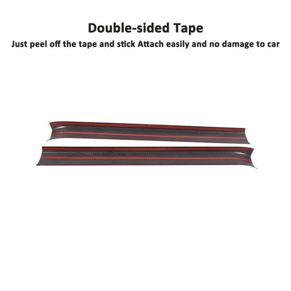 Real Carbon Fiber Built In Scuff Door Sill Bar Plate For Corvette C6 2005-13 8