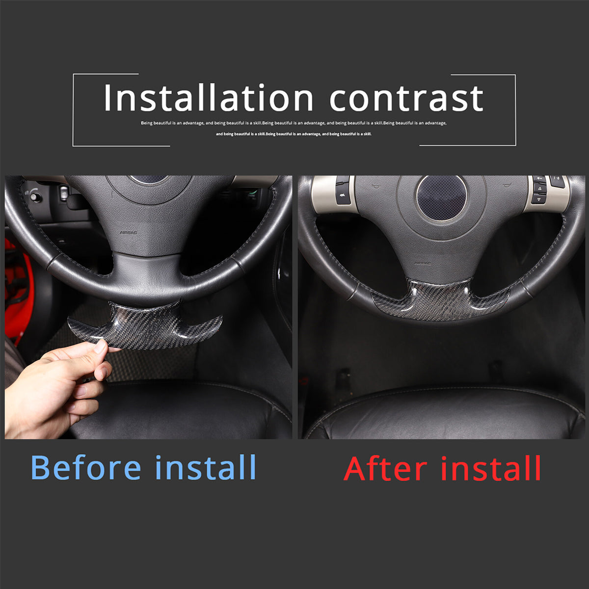 Real Dry Carbon Fiber Full Interior Set Decor Trim Kit for Corvette C6 2005-13 - Styles 16-20 39