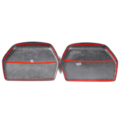 Real Carbon Fiber Rear Seat Headrest Cover For BMW M3 F80 M4 F82 F83 M2C 2