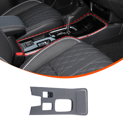 ABS Carbon Center Console Gear Shift Panel Trim For Mitsubishi Outlander 19-22 4