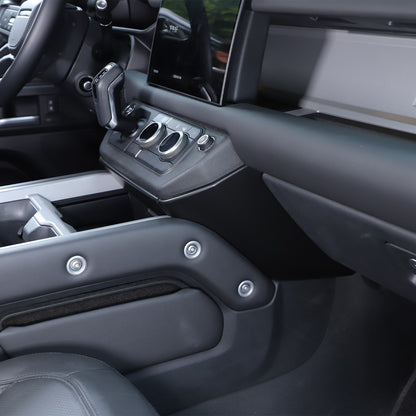 Matte Black ABS Center Console Knee Side Panel Trim For LR Defender L663 2025+ 13