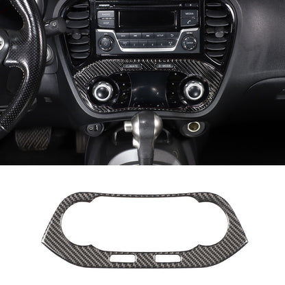 Soft Carbon Fiber Interior Center Console trim Sticker For Nissan Juke 2011-2019 219