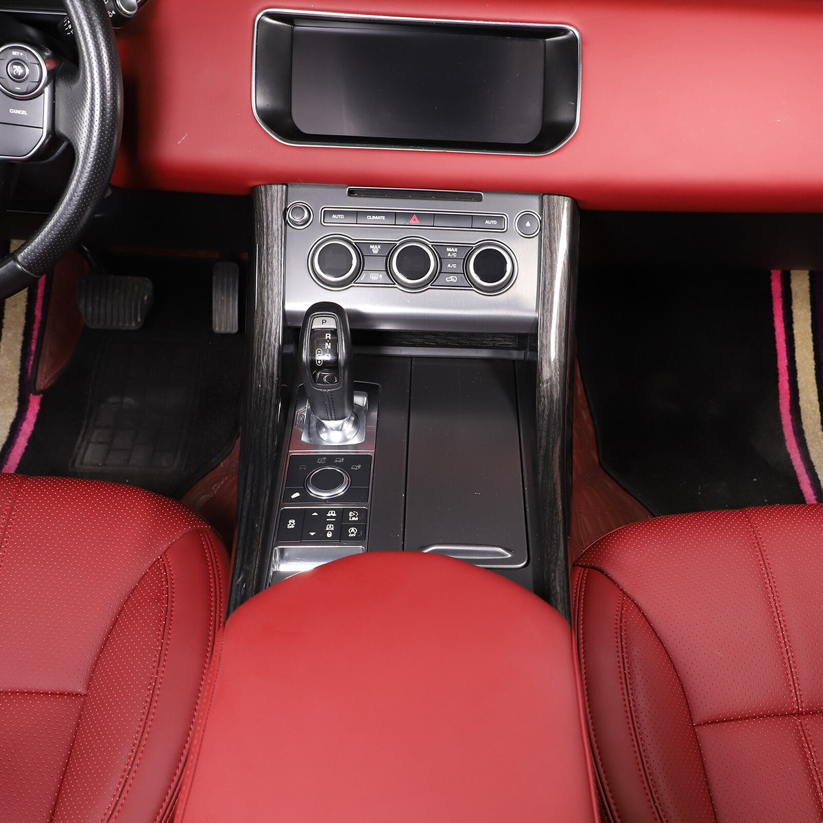 Black Grain Console Side Trim Strip Cover For Range Rover Sport 2014-2022 10