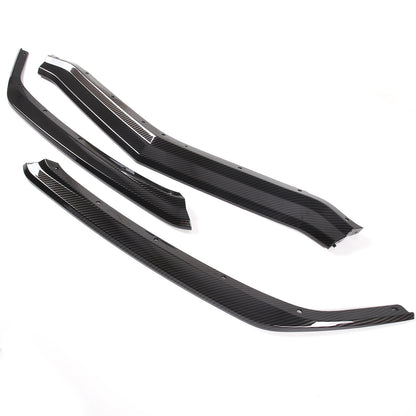 Replacement ABS Carbon fiber Front Bumper Lip Spoiler For Corvette C8 20-25 US 14