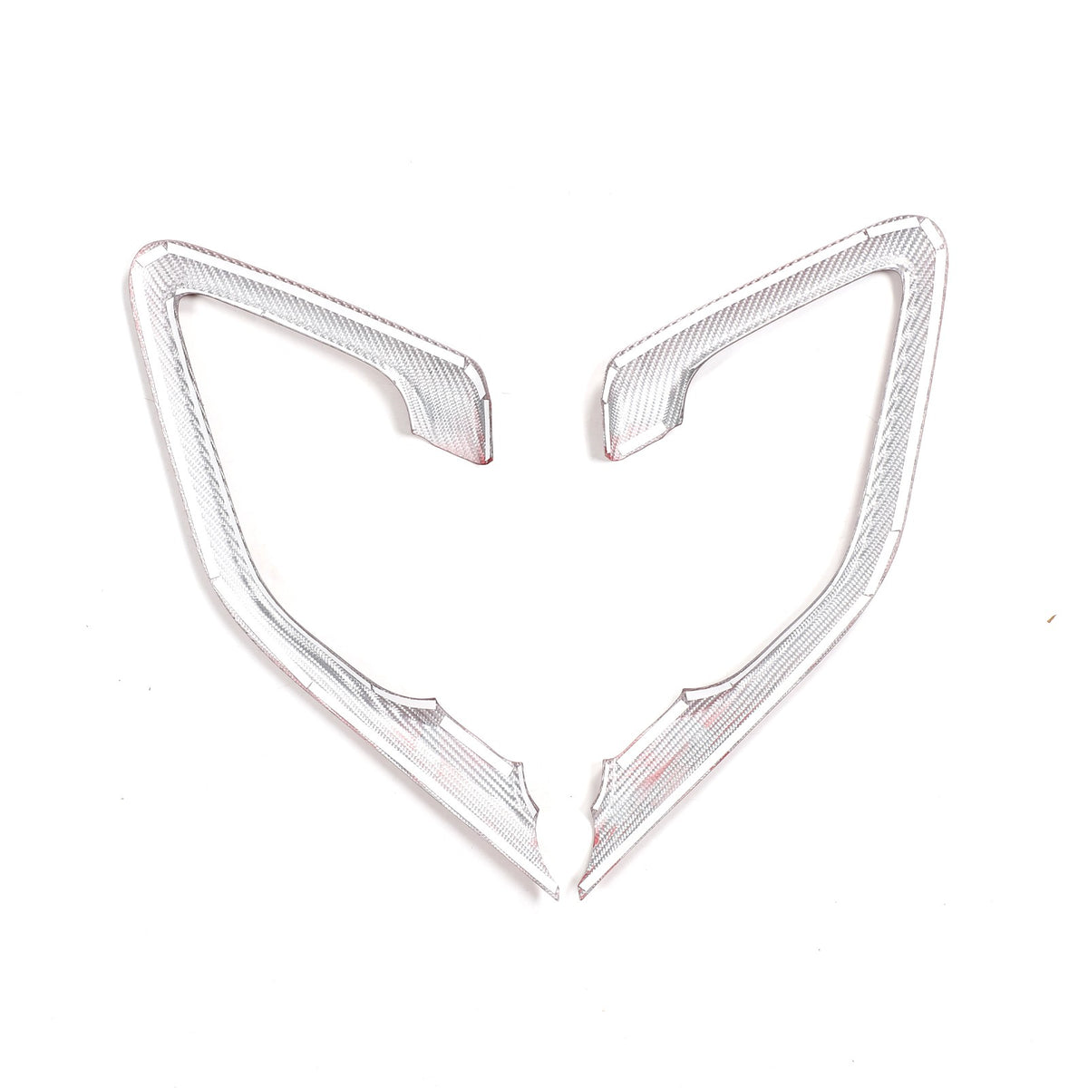 Red Real Carbon Fiber Inner Door Handle Trim Red For Nissan GT‑R R35 2008‑2016 11