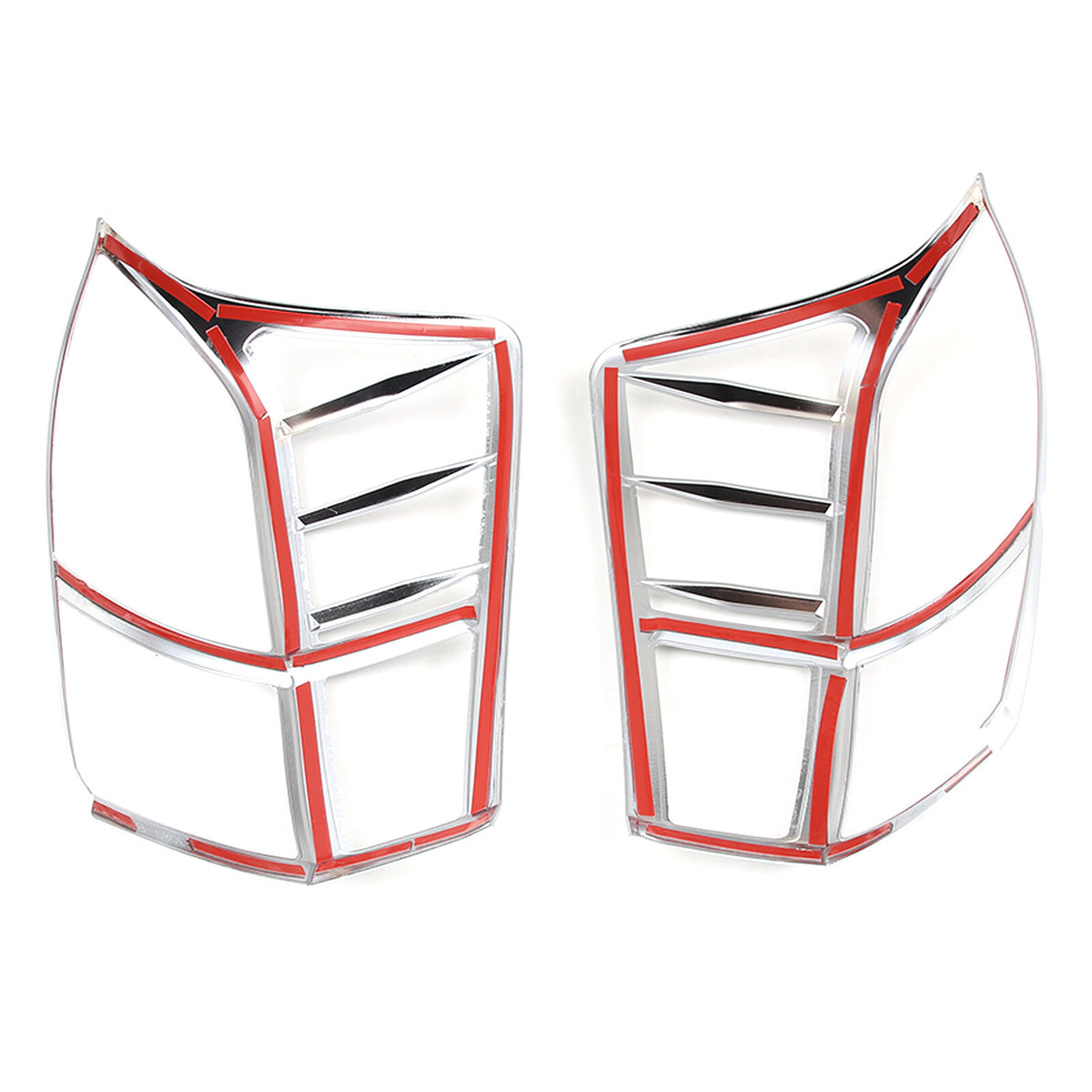 Chrome Silver Rear Taillight Trim Cover Bezel Trim For Toyota Tacoma 2016-23 US 7