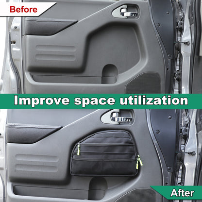 Front Door Side Storage Bag Tray For Nissan Frontier 2009-2017 12