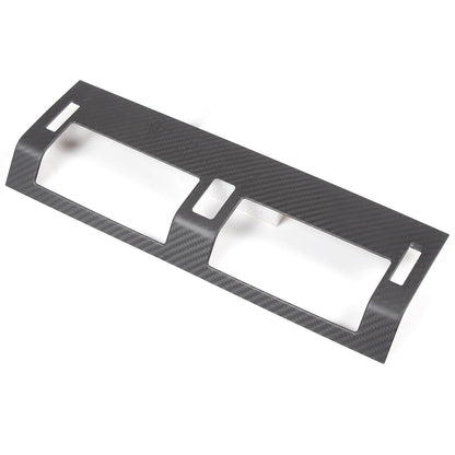 Matte Real Carbon Fiber Center Console Air Vent Trim For LR Defender 20-24 US 2