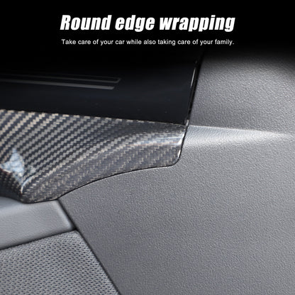 Real Carbon Fiber Interior Door Handle Cover Trim For BMW 5 Series G60 i5 2024+ 6