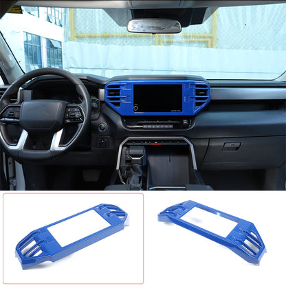 ABS Blue Car Center Panel Trim Interior Accessories For Toyota Tundra 2022-2026 - Variants 6-10 32