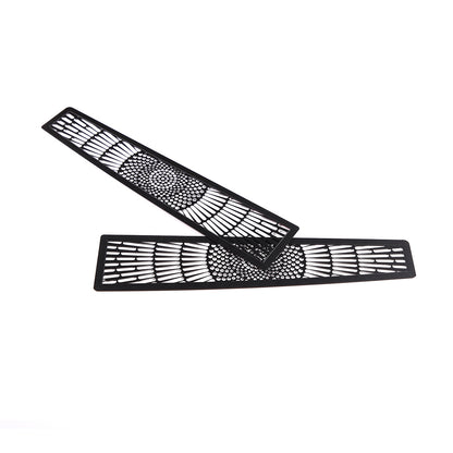 Stainless Steel Black Dashboard Air Vent Outlet Cover Trim For Hummer H2 2003-07 9